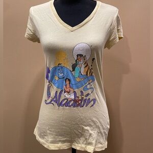 Disney Aladdin Woman’s Shirt L Jasmine Genie Robin Williams 90s Disneyland